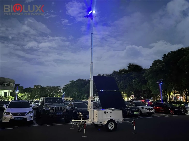 HiSOLO Mobile Security Solar Trailer